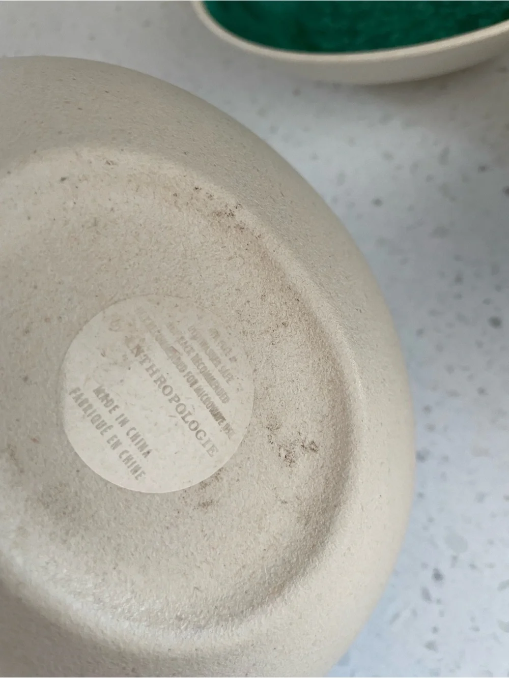 Anthropologie Dakota Melamine Dinner Bowls Set Of 3 In Green